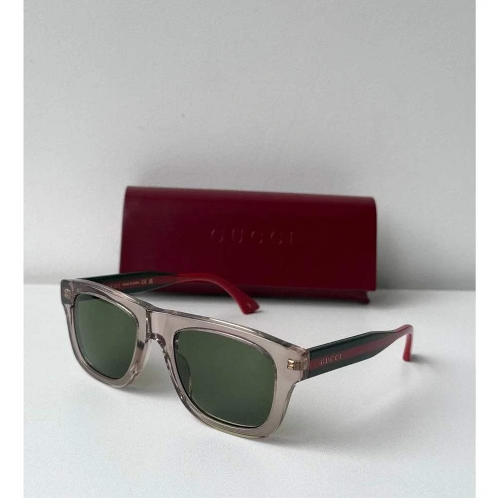 NEW Gucci GG1991S 003 Brown Square Sunglasses $395